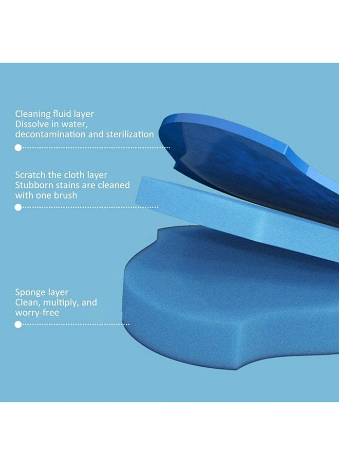SKY-TOUCH - SKY-TOUCH 8pcs/set Disposable Refill Heads Toilet Brush With Holder Toilet Cleaning,Disposable Toilet Cleaning Brush Head Instead - Image 1