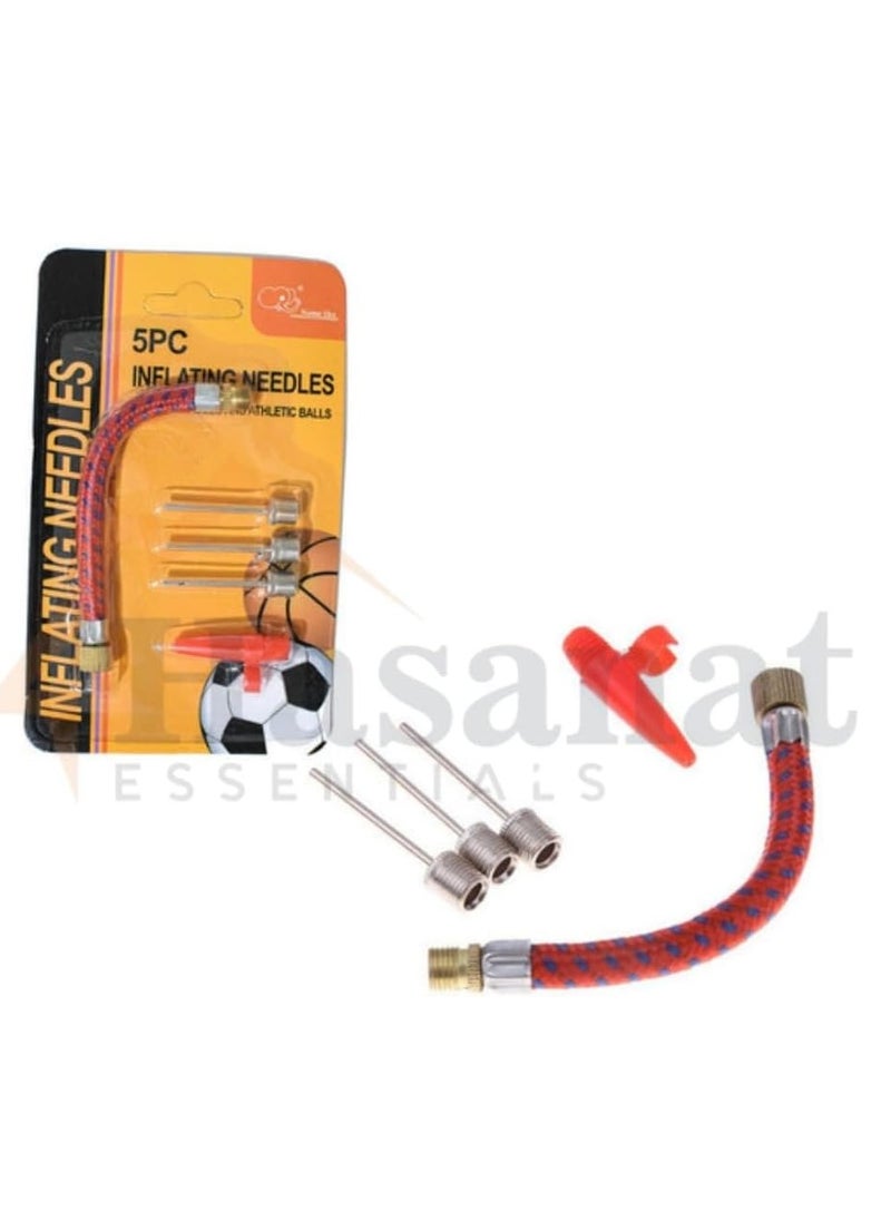 HASANAT ESSENTIALS Hasanat Essentials Ball Air Pump Needle Pin Nozzle Set – for Basketball, Football, Volleyball, and Inflatables  - Image 1
