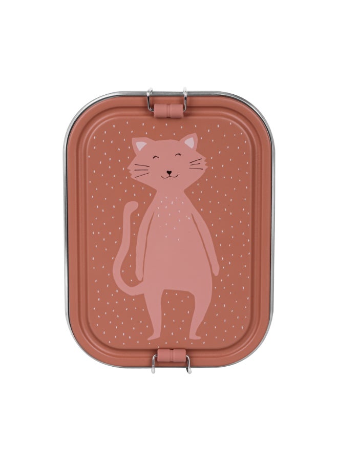 Trixie Stainless Steel Lunch Box Large - 2-Compartment - Mrs. Cat - Image 2