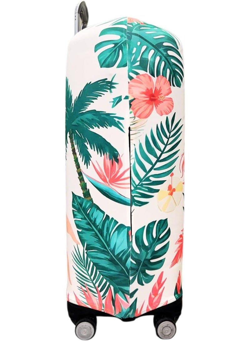 natOnat Travel Luggage Cover Protector - Suitcase Cover - Stretchy, Washable Spandex & Polyester - Protects Against Dirt & Scratches - Solora Design - Fits 48-53 CM Height (Small) - Image 4