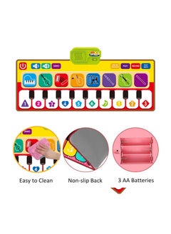 Toy Box Musical Dance Mat Touch Playmat with 8 Music Early Education Toys  - Image 3