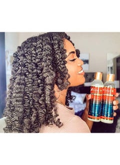 THE MANE CHOICE Amazzon Hair Day ; Gleaming Glow Conditioner & Locks Shampoo (Bundle)  - Image 4