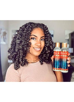 THE MANE CHOICE Amazzon Hair Day ; Gleaming Glow Conditioner & Locks Shampoo (Bundle)  - Image 3