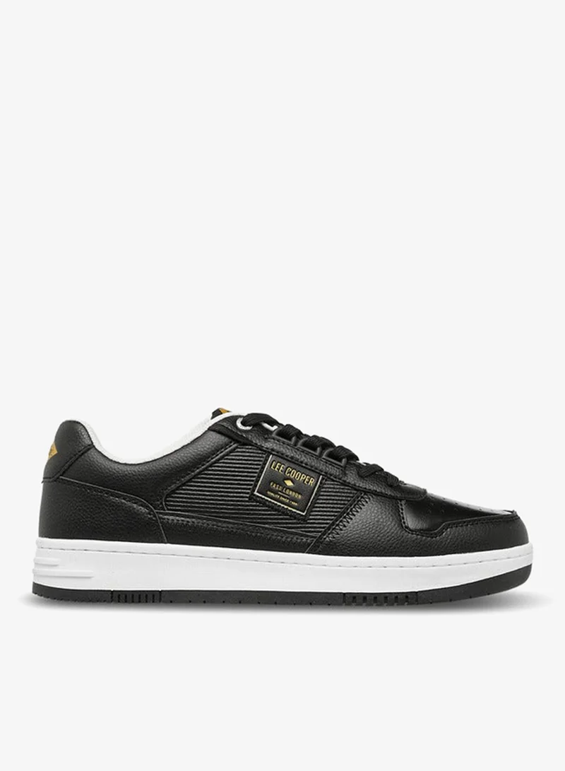 Lee Cooper Black Men Perforated Ortholite Sneakers for Men | Best Price UAE