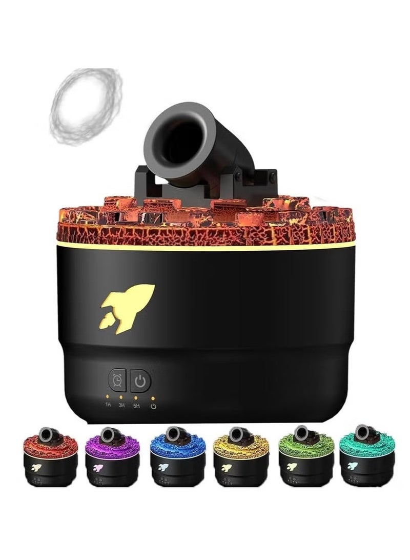 GENNEXT Cannon Blast Aroma Humidifier Model A Yellow Cane Cool Mist Ultrasonic Diffuser USB Powered with LED Light - Image 1