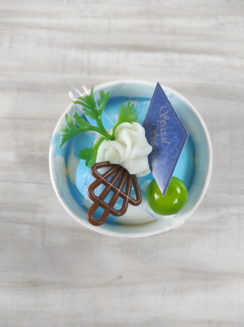 Real 3D Resin House Accessories Food Freeze Magnets Sticker Refrigerator Magnet Sticker Fake Ice Cream Cups Fridge, Kitchen Decor Cute Magnet Shapes Decorative (1, Vanilla Ice Cream) - Image 3