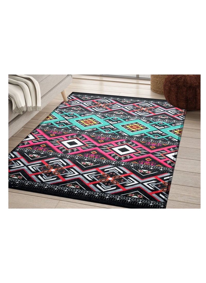 Mac Carpet Arabesque  light weight runner Machine wash Size : 100x150 cm  - Image 1