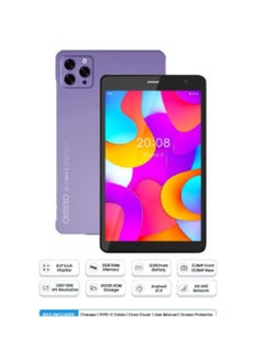 Oteeto OTEETO K9 Smart 8 Inch Display Tablet With 8GB RAM 512 GB ROM and 5000 mAh Battery purple  - Image 1