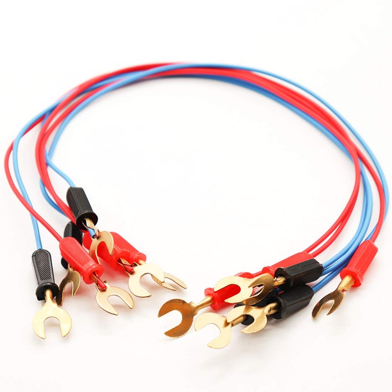XFFCSEC 6pcs Circuit Switch Wire connectors:Science Wire Used for Battery Holder/Knife Switch/Bulb Holder Electricity Connection,Great for Demos Teaching Basic Principles of Electricity - Image 1