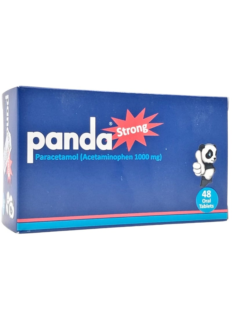 باندا سترونج 1000 مجم باراسيتامول تاب 48