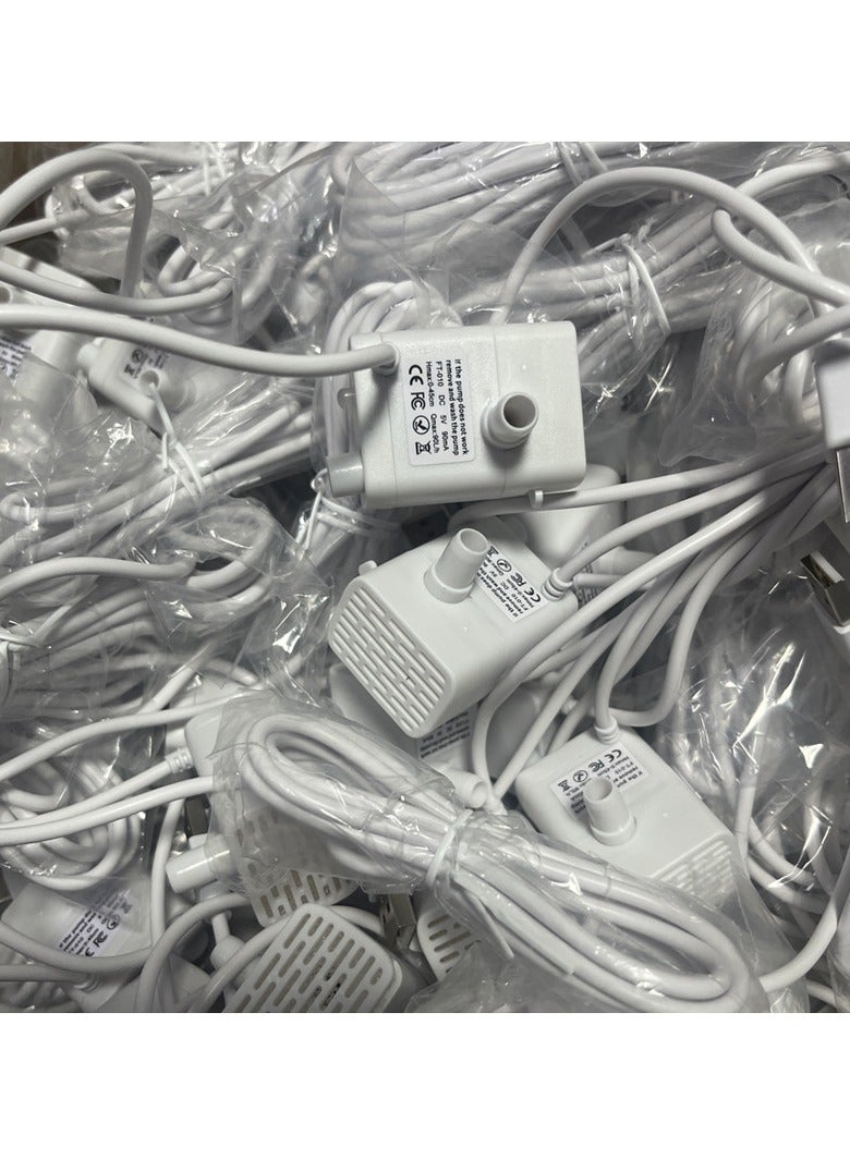 Submersible Usb Small Fountain Pumps, Quiet Usb Fountain Pump Electric Brushless, Pet Ultra Quiet Outdoor Small Fountain, ([ordinary Model] Water Pump 2 Meters Cable) - Image 2