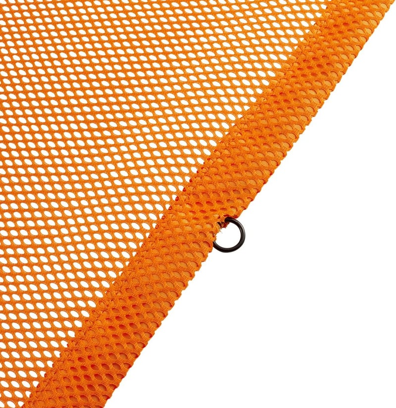 RoadPro RoadPro Log Haulers Orange Warning Flag 18 x 18 1818LO QuickMount Safety Marker Flag for Truck Loads  - Image 2