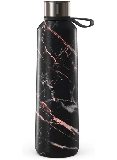 BURGA Burga Water Bottle. Keep Your Drinks At The Perfect Temperature And Your Style Impeccable, Whether At The Gym, Office, Or Outdoors (Rose Gold Marble) (500 Ml)