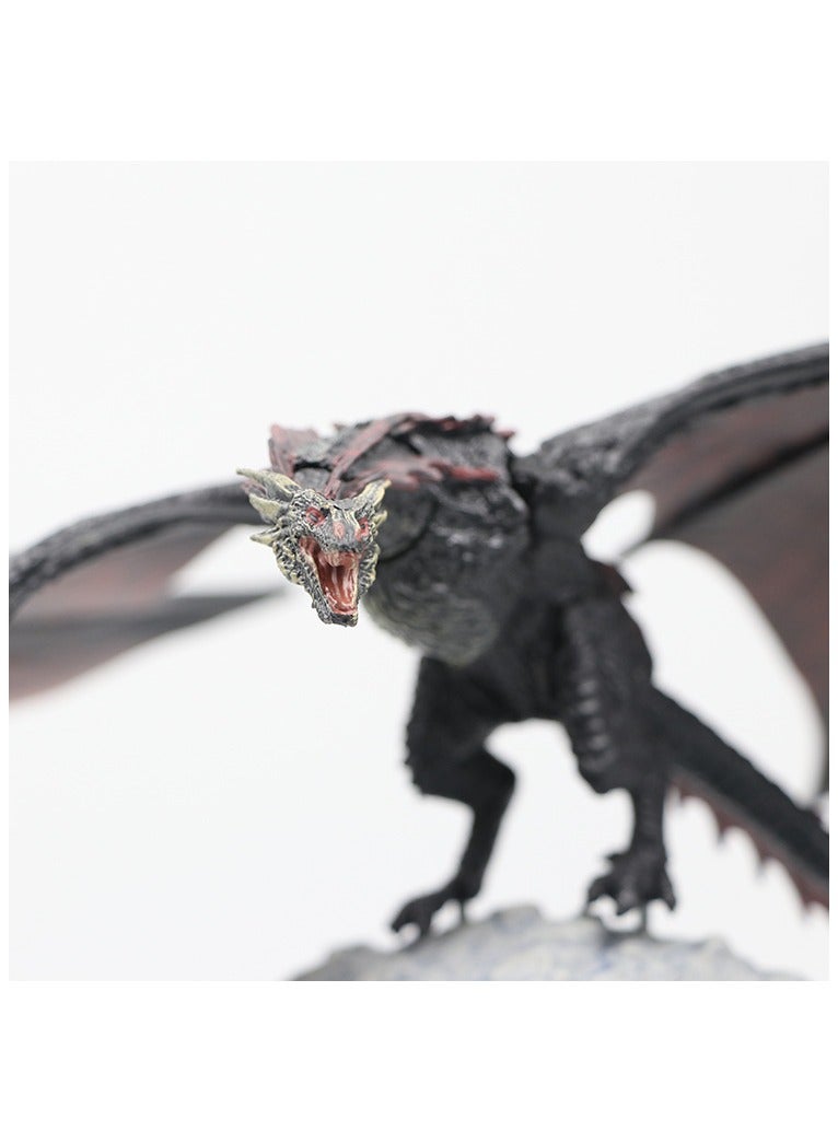 general Game of Thrones McFarlane Mother of Dragons Black Dragon Mother Mount Drogen 6 inch hands-on model - Image 2