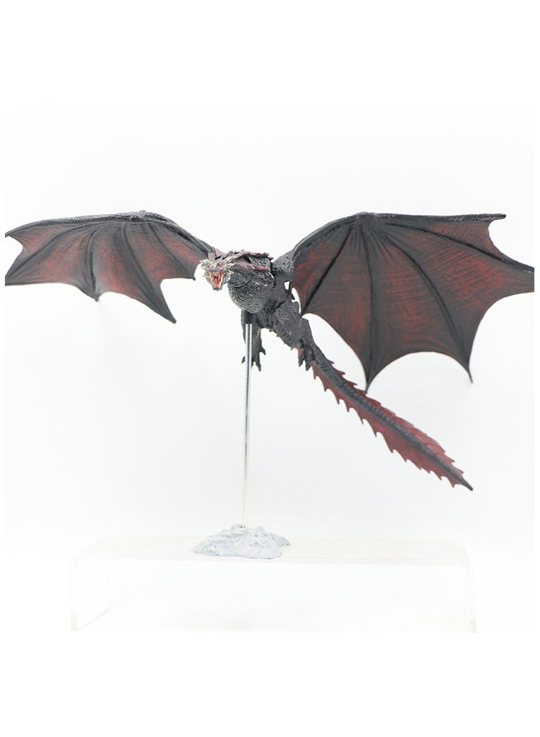 general Game of Thrones McFarlane Mother of Dragons Black Dragon Mother Mount Drogen 6 inch hands-on model - Image 3