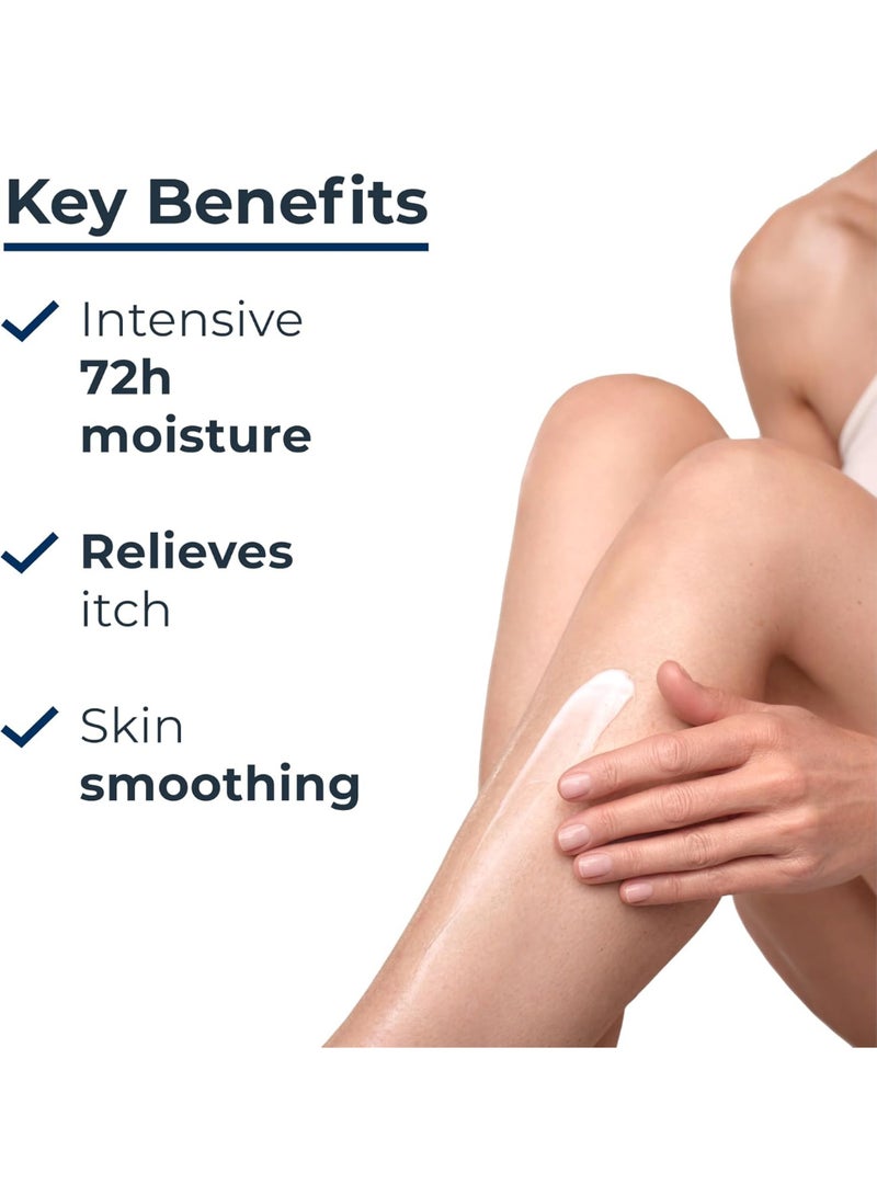 Eucerin UreaRepair Plus 10% Urea Body Lotion with Ceramide, Immediate 48-Hour Relief for Dry Skin, Daily Body Moisturizer for Very Dry and Dehydrated Skin, Suitable for Mature & Diabetic Skin, 250ml