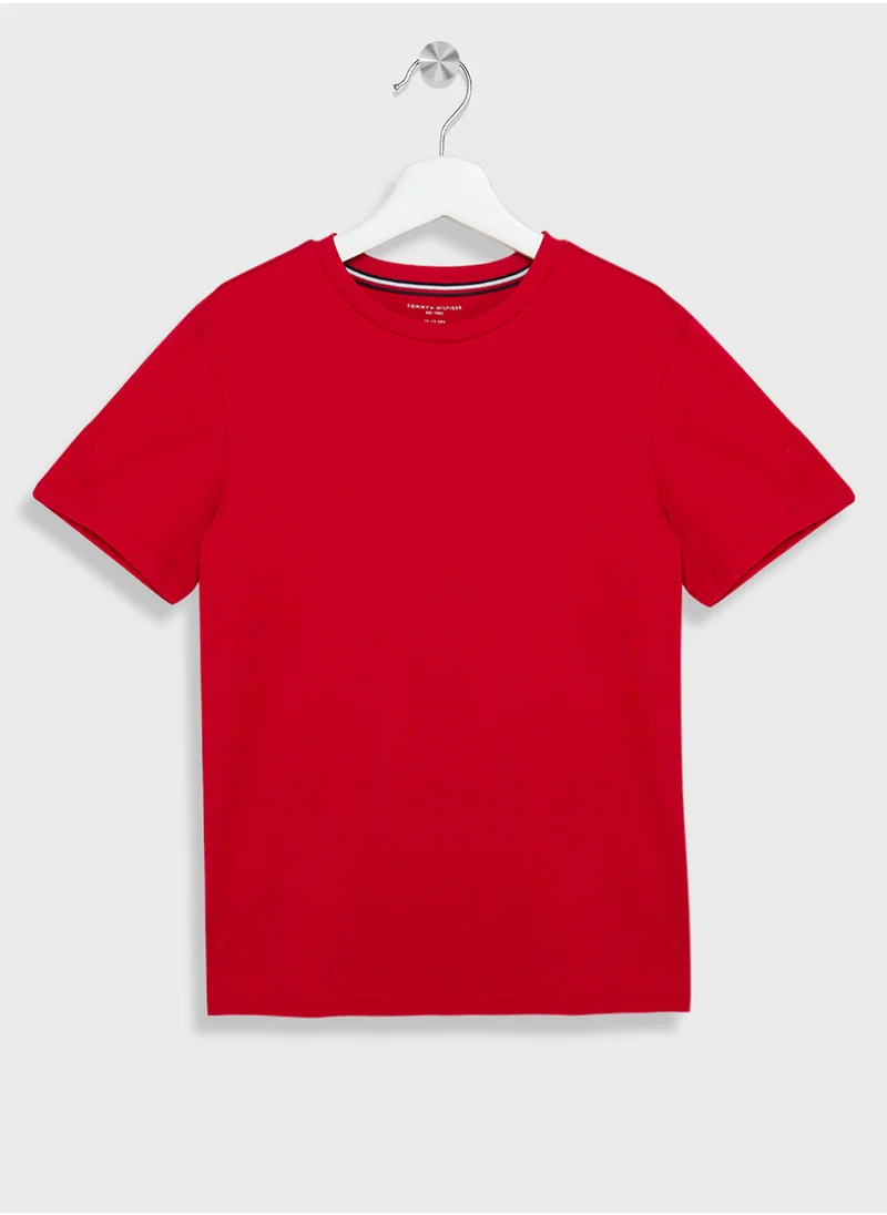 تومي هيلفيغر Kids 2 Pack Crew Neck T-Shirt