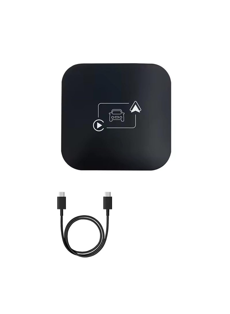 محول كار بلاي لاسلكي – جهاز Plug & Play مطور للآيفون، اتصال ثنائي، Wi-Fi 5.8GHz، تثبيت سهل وتحديثات أونلاين - Image 1
