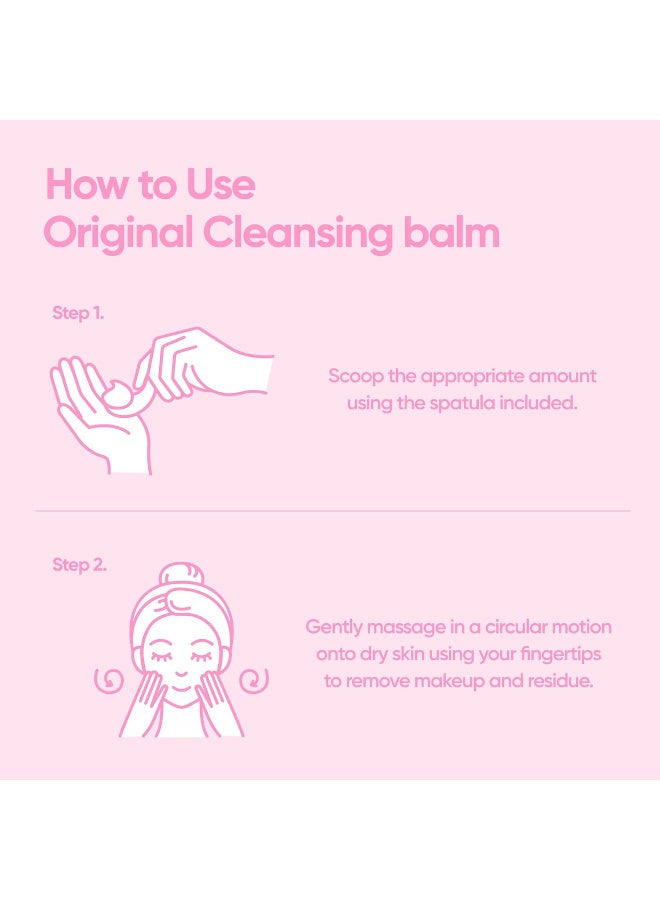 Banila Co Clean it Zero Original Cleansing Balm Korean Makeup Remover, Cleanser for All Skin Types, Vegan, Made with Acerola Berries and Vitamin C (180 ml) - Image 4