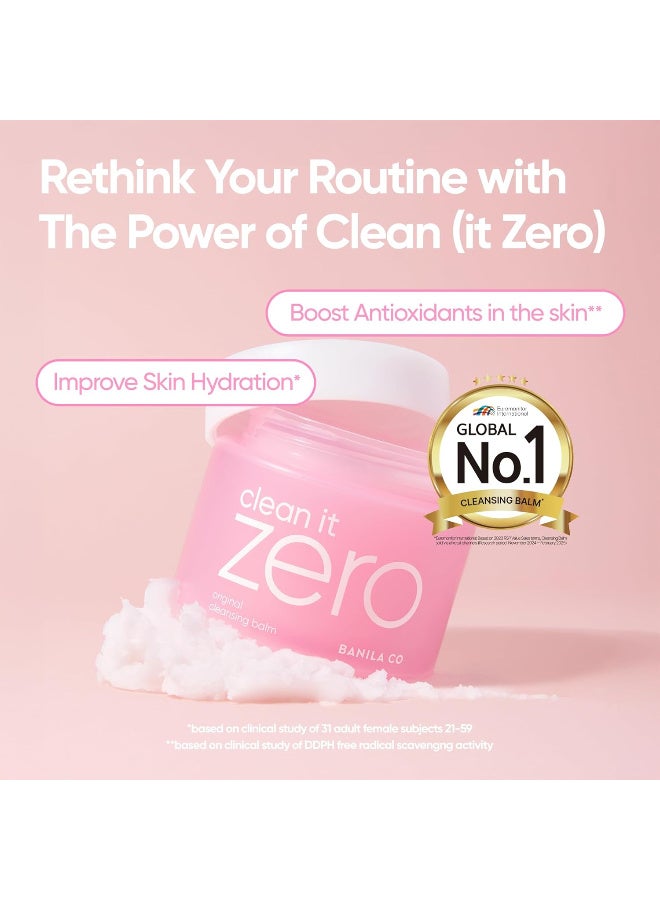 Banila Co Clean it Zero Original Cleansing Balm Korean Makeup Remover, Cleanser for All Skin Types, Vegan, Made with Acerola Berries and Vitamin C (180 ml) - Image 5