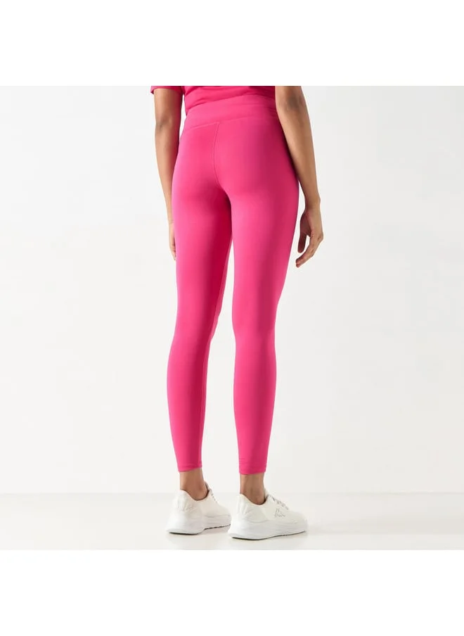 Kappa Kappa Logo Print Leggings with Elasticated Waistband