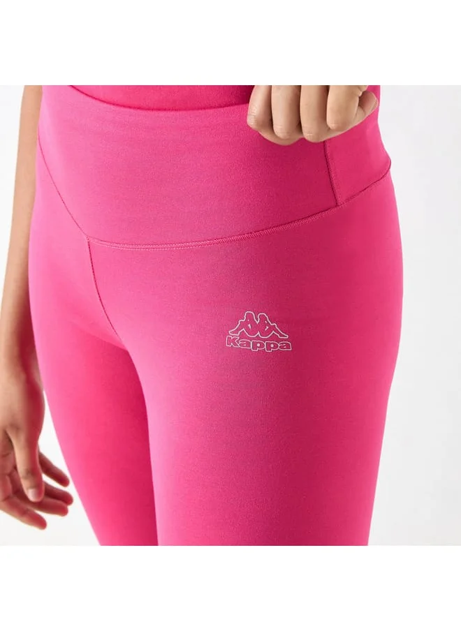 Kappa Kappa Logo Print Leggings with Elasticated Waistband