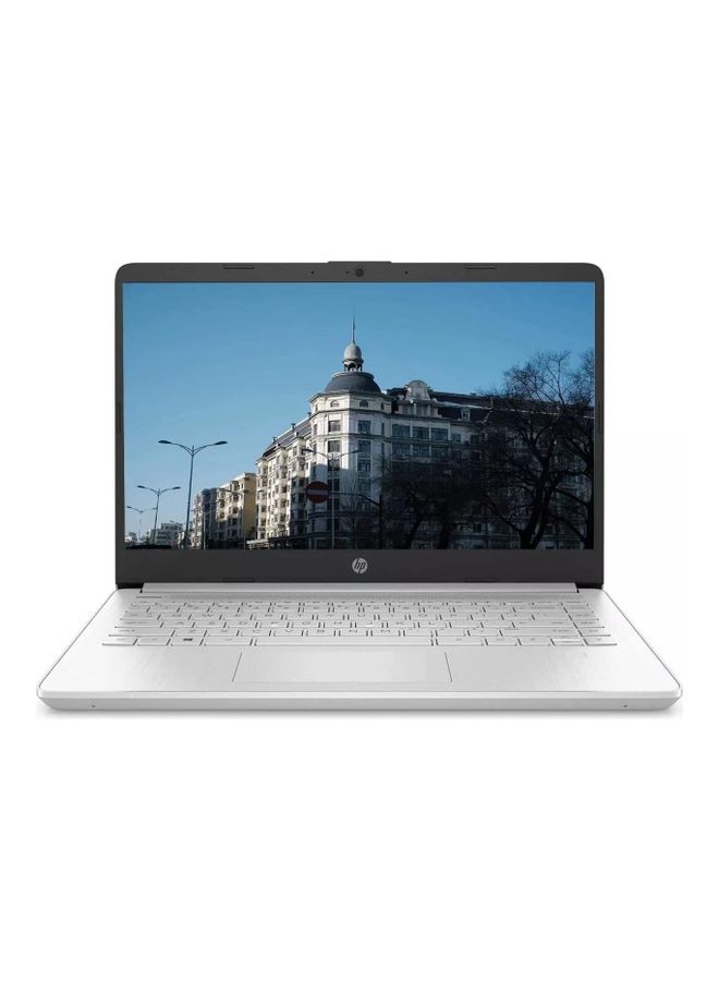 14-dq (Upgraded Version) Laptop With 14-Inch Display, Core i3-1125G4 Processor/8GB RAM/256GB SSD/Intel UHD Graphics English/Arabic Silver
