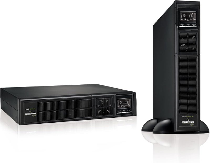 Tecnoware Power Systems 1 Tecnoware UPS EVO DSP PLUS 1200 مصدر طاقة غير منقطع - تقنية الخط المباشر، تركيب برجي - 8 مخارج IEC - مدة تشغيل تصل إلى 40 دقيقة - القدرة 1200 VA - Image 1