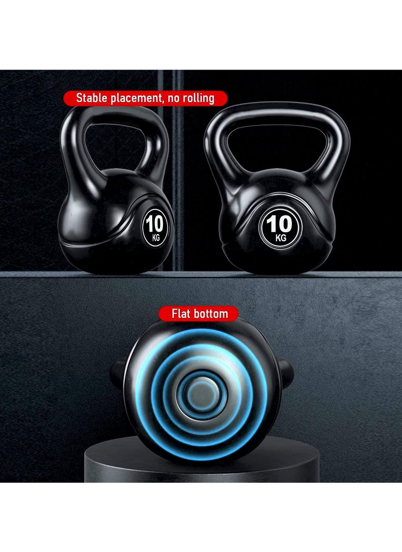 SportQ - Solid Kettlebell, Home Gym Strength Training Equipment with Non-Slip Handle, Multi-Functional Fitness Kettlebell for Powerlifting, Bodybuilding, Core Training and Push-ups - Image 1