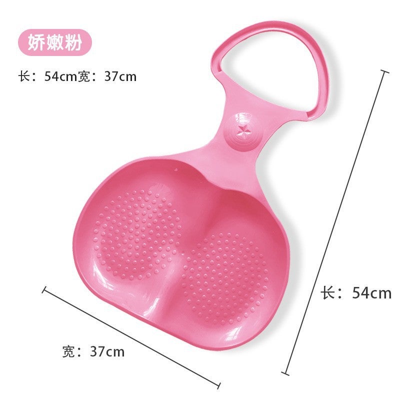 Thickened Round Ski Pads Manufacturer Wear-Resistant Thickened Sand Sliding Pads Grass Sliding Pads Children'S Sliding Grass Boards - Image 1