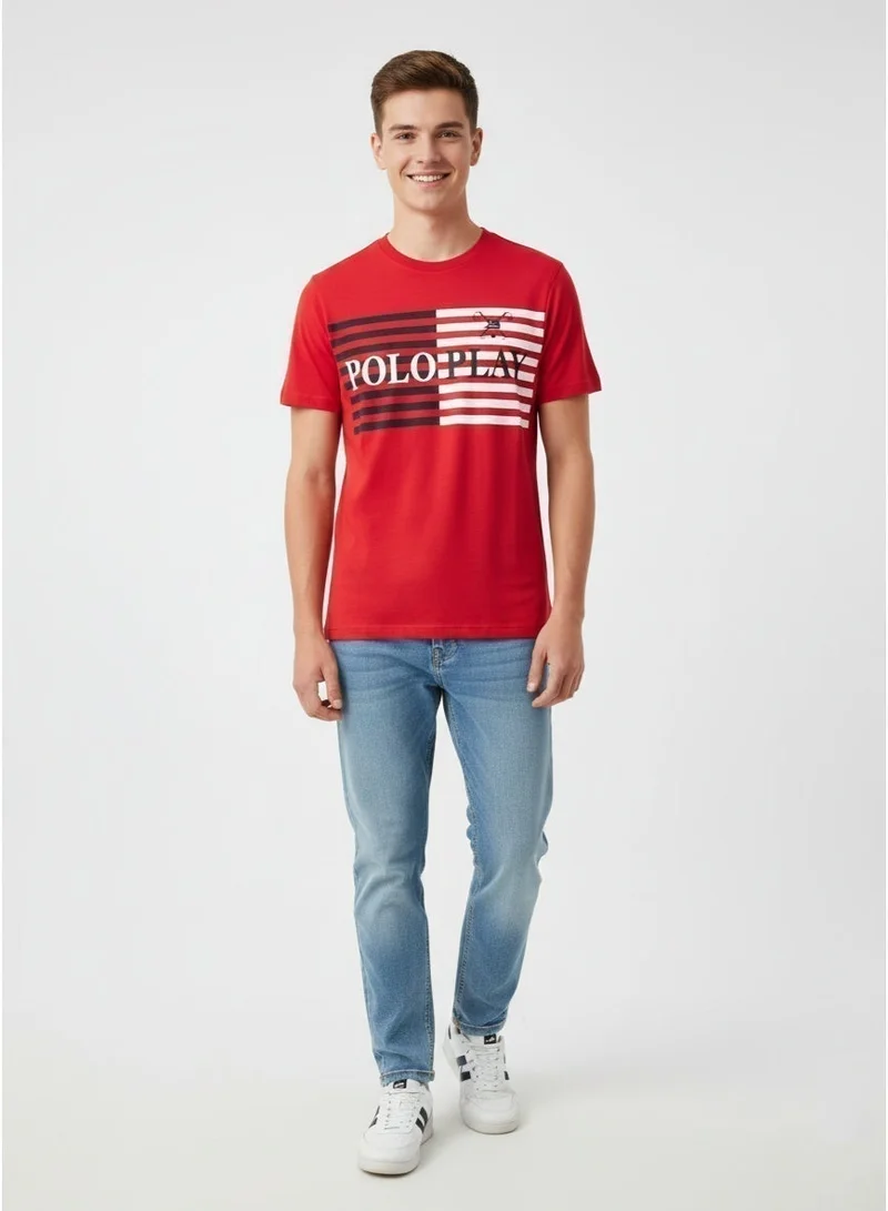 Polo Play Boys Graphic T-shirt -RED