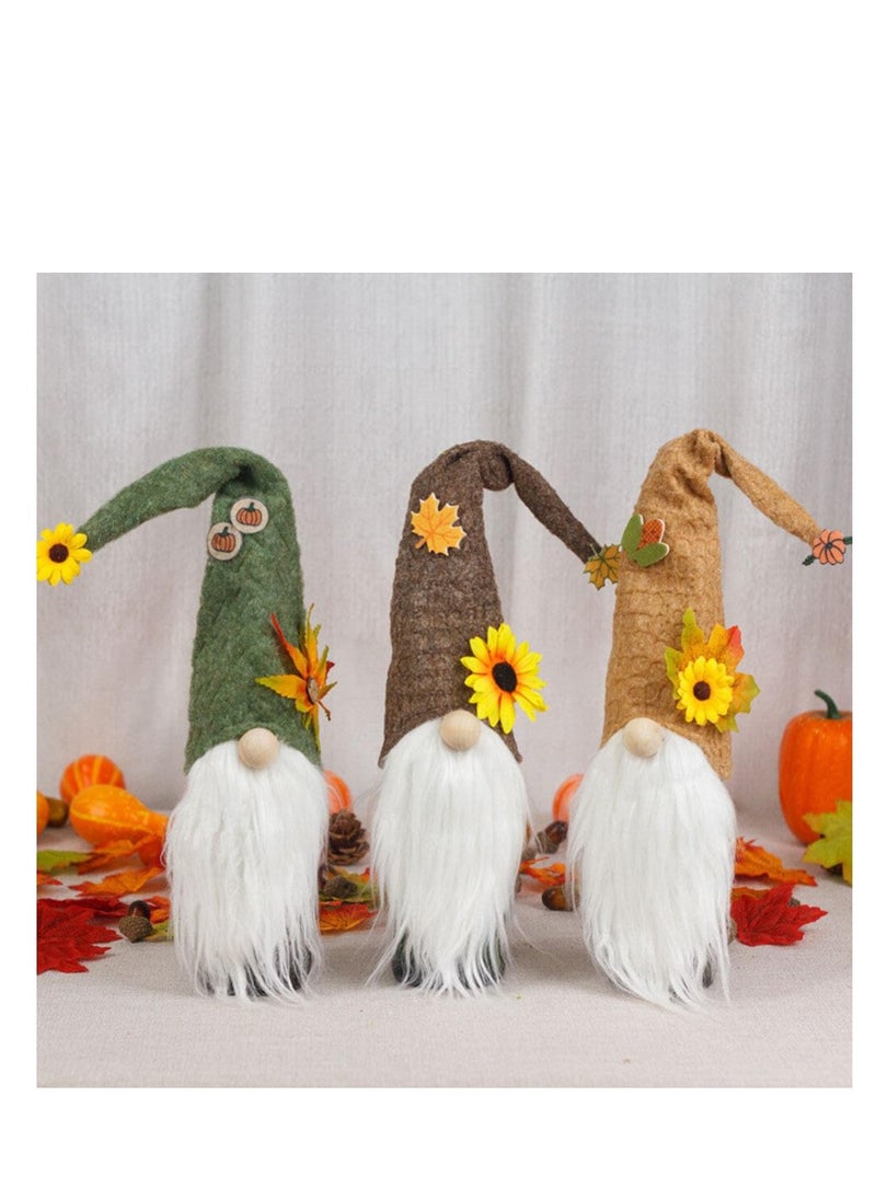 SYOSI 3pcs Gnome Wine Bottle Covers  Gnome Bottles Cover Gnomes Plush Wine Bottle Decorations for Festival Party Holiday  - Image 2