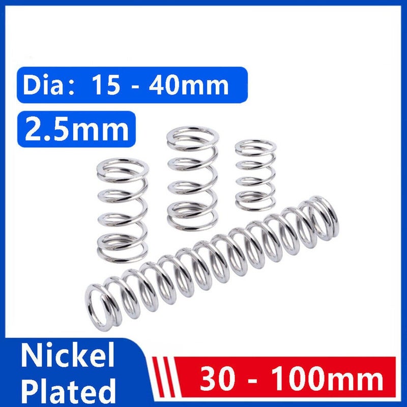 Customizable 2 5mm Wire Diameter Spring Steel Compression Springs 32x50mm Size - Image 3