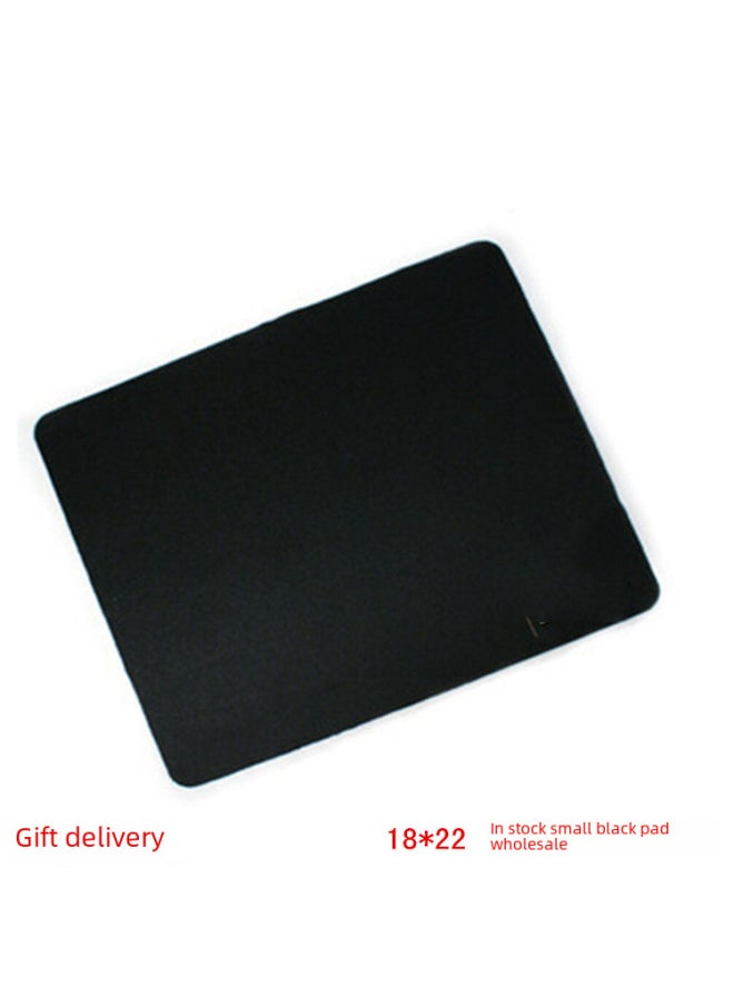 Playway Black Spot Small Logitech Mouse Pad Full Black Mouse Pad Computer Pad Desktop Pad Small Mouse Pad-Pattern:250*290*2 Black Lock Black Edge