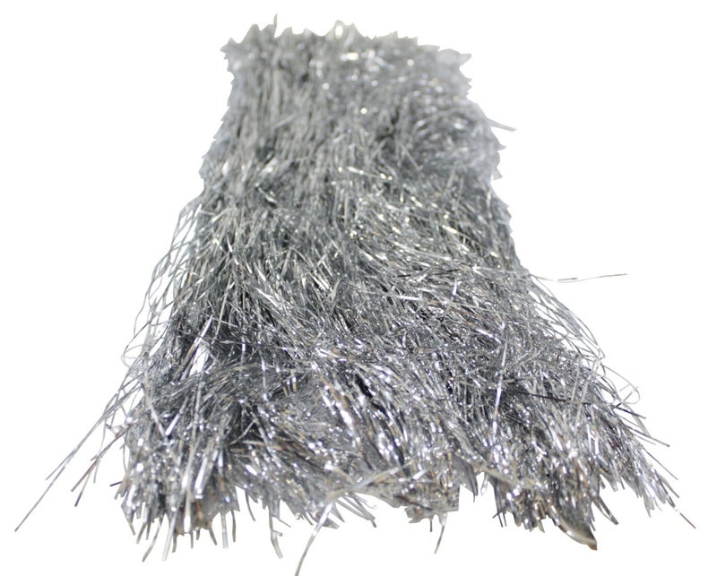 Brite Star 1000ct Silver Tinsel Icicle Strand Christmas Decorations 18" - Image 2