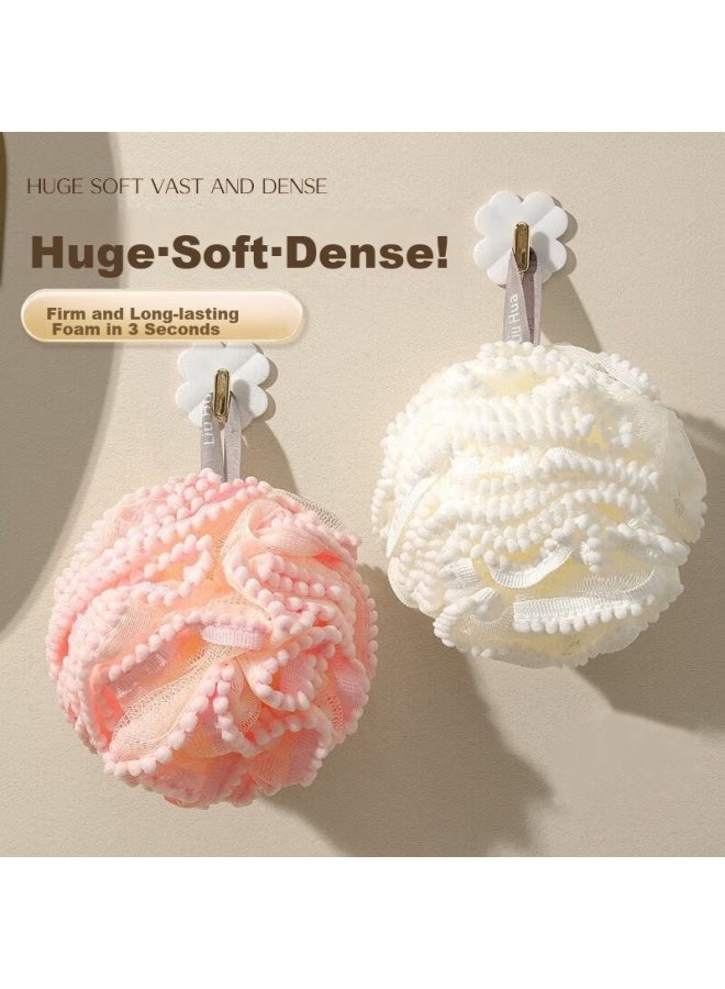 Mengting Bath Loofah For Women, 3-pack, Extra Large High-quality Non-spreading Ultra-soft Exfoliating Bath Sponge, Lathering Mesh, Large Size 60g - Image 2