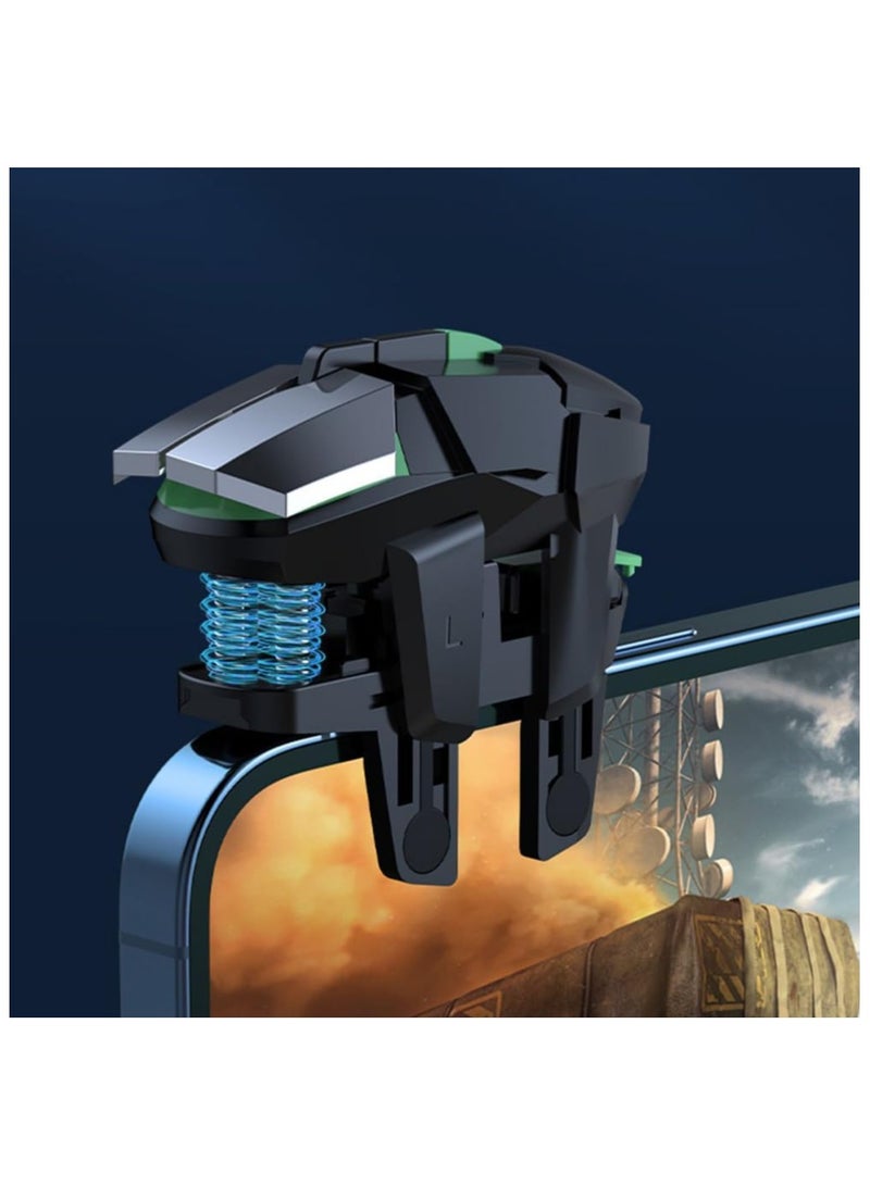 PUBG Mobile Trigger Game Controller 4 Triggers L1R1 L2R2, Gaming Joystick Gamepad Compatible with Mobile Phone Android iPhone iOS ,Compatible with 3-12mm thick phone - Image 2