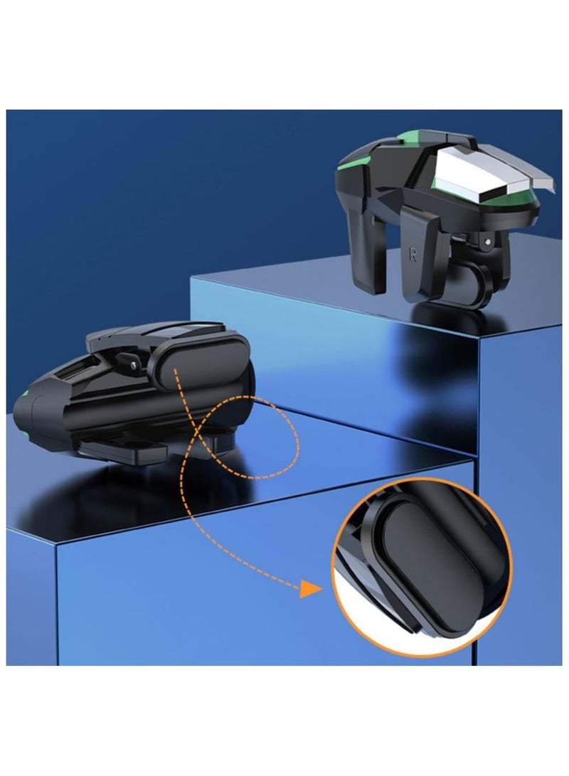 PUBG Mobile Trigger Game Controller 4 Triggers L1R1 L2R2, Gaming Joystick Gamepad Compatible with Mobile Phone Android iPhone iOS ,Compatible with 3-12mm thick phone - Image 3