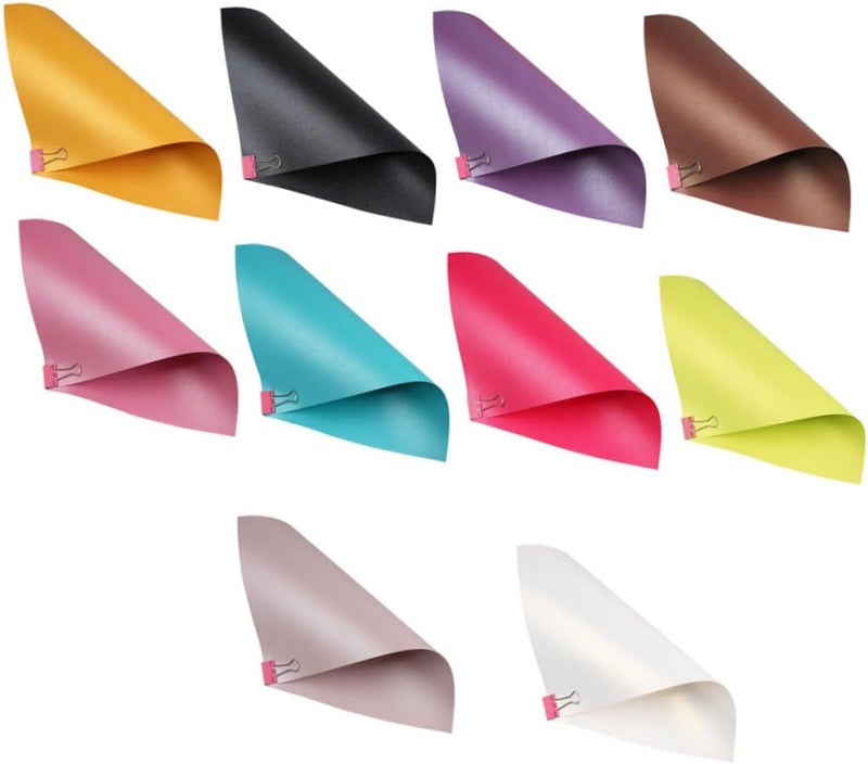 Angoily 20pcs Pearlescent Paper Shimmer Art Paper Double-Sided Printer Friendly for DIY Party School Projects - Image 1