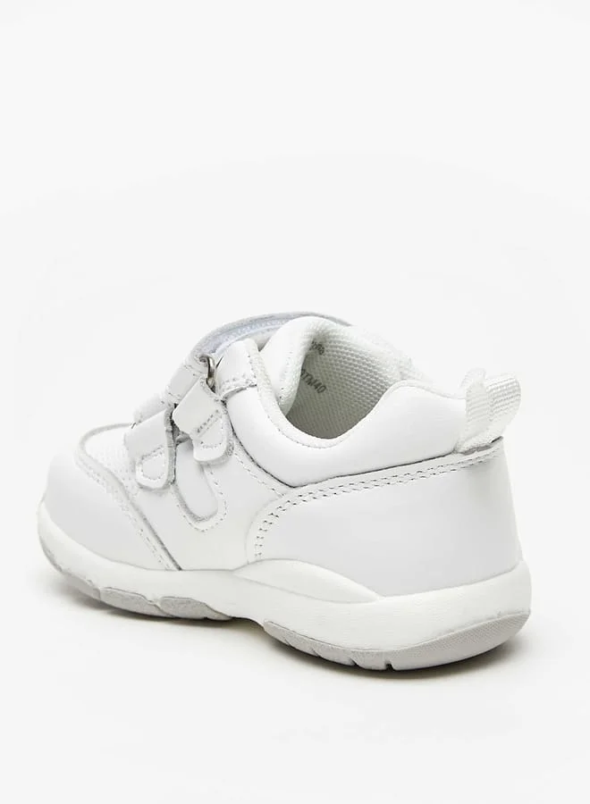 Barefeet Textured Sneakers with Hook and Loop Closure