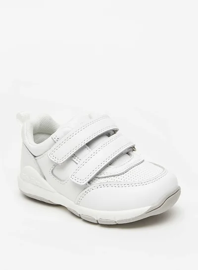 Barefeet Textured Sneakers with Hook and Loop Closure
