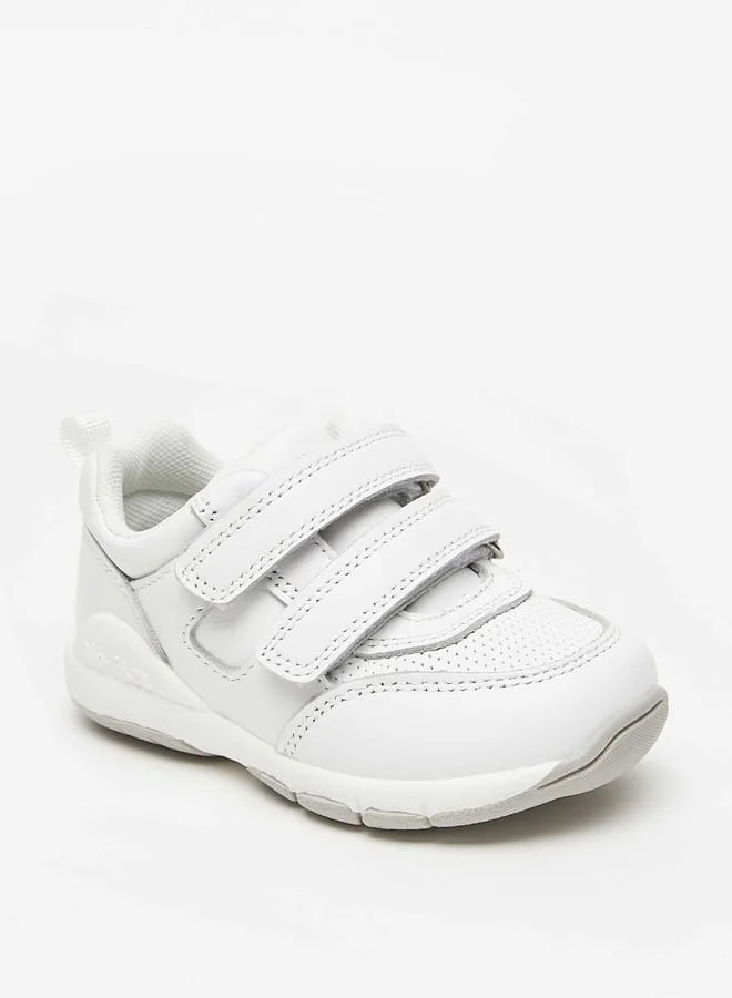 Barefeet Textured Sneakers with Hook and Loop Closure