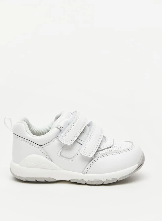 Barefeet Textured Sneakers with Hook and Loop Closure