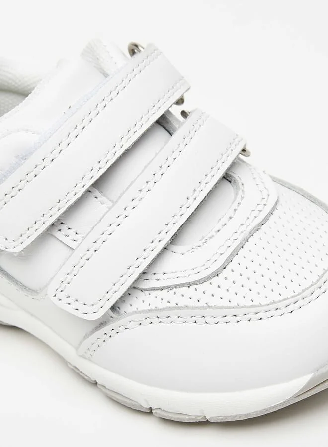 Barefeet Textured Sneakers with Hook and Loop Closure