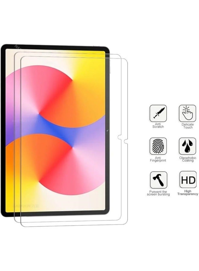 【2 Pack】 Screen Protector Compatible with Huawei MatePad SE 11 inch 2024 Tempered Glass, 9H Hardness Anti-Scratch Anti-Fingerprint HD Transparent - Image 3