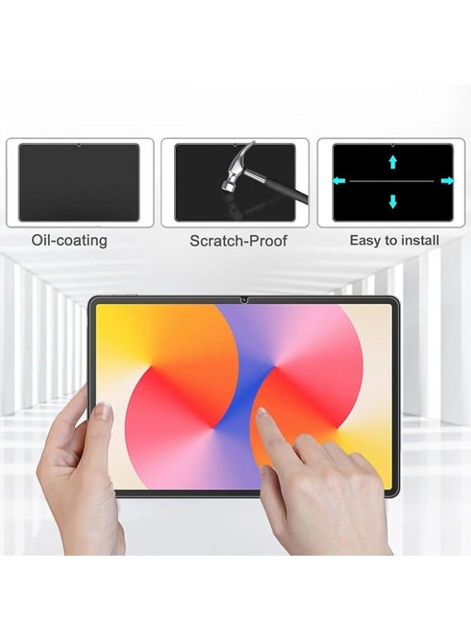 【2 Pack】 Screen Protector Compatible with Huawei MatePad SE 11 inch 2024 Tempered Glass, 9H Hardness Anti-Scratch Anti-Fingerprint HD Transparent - Image 4