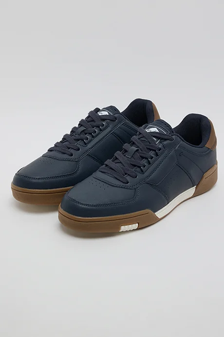 R&B Solid Lace-Up Sneakers