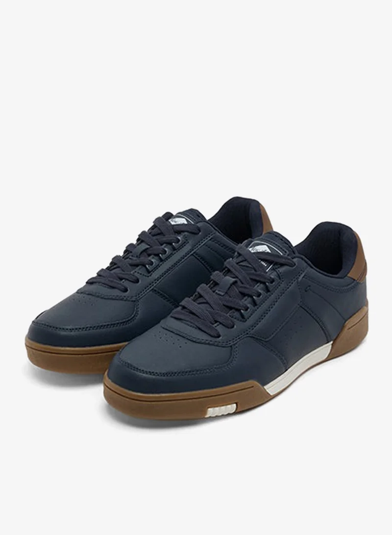 R&B Solid Lace-Up Sneakers