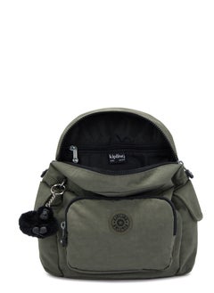 kipling City Pack Mini Backpack Green Moss  - Image 3