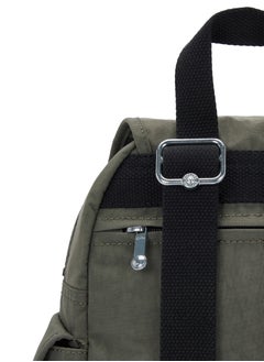 kipling City Pack Mini Backpack Green Moss  - Image 4